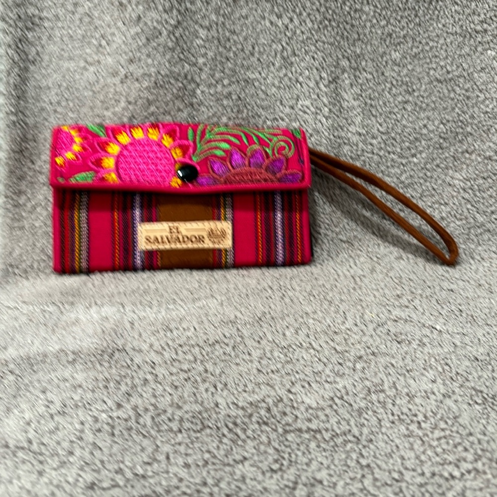 Pink wristlet